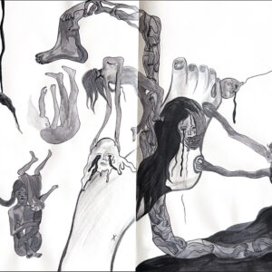 I'm my cage (diptych)