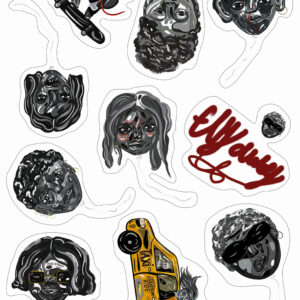 Fly away stickers (2)